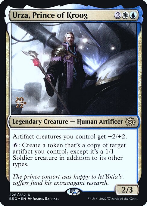 Magic the Gathering Card - Urza, Prince of Kroog - MTG Circle