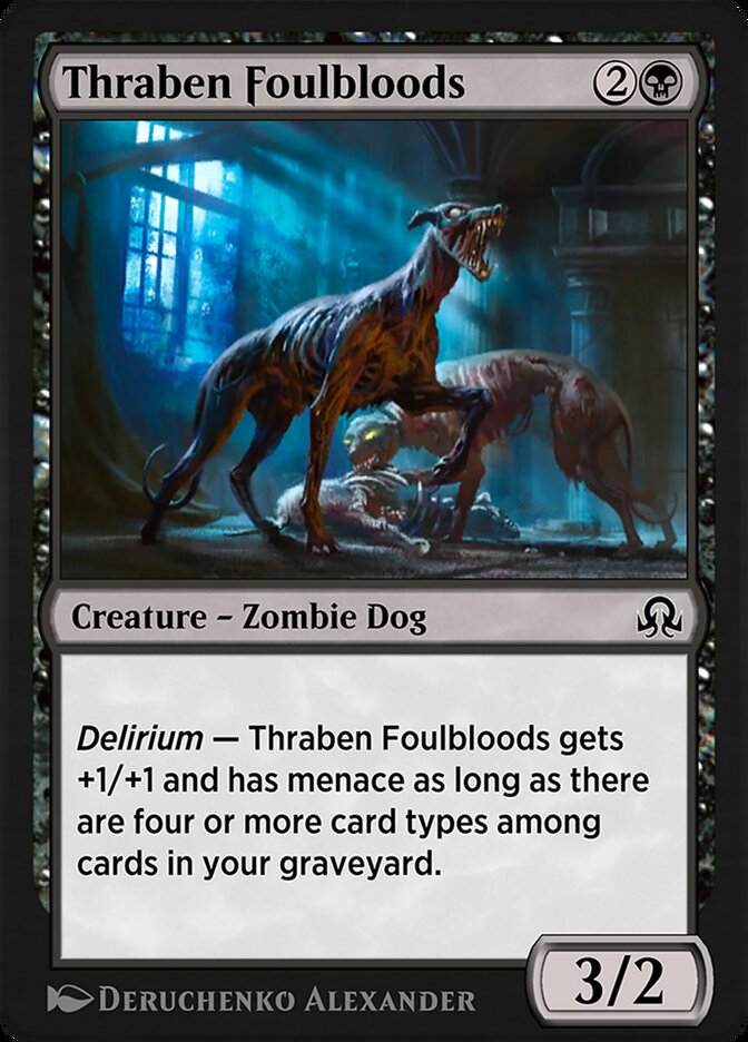 Magic the Gathering Card - Thraben Foulbloods - MTG Circle