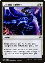 Magic the Gathering Card - Desperate Lunge - MTG Circle