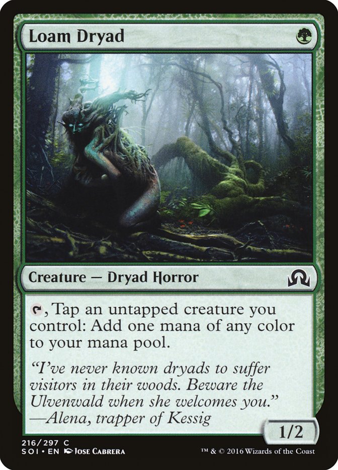 Magic the Gathering Card - Loam Dryad - MTG Circle