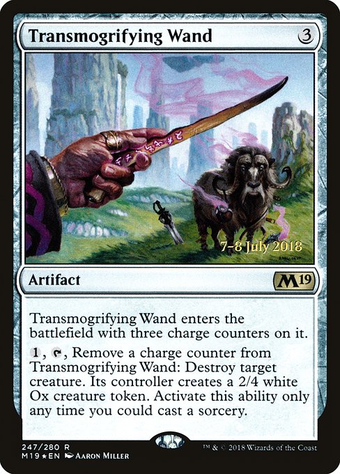 Magic the Gathering Card - Transmogrifying Wand - MTG Circle