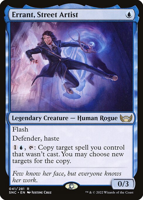 Magic the Gathering Card - Errant, Street Artist - MTG Circle