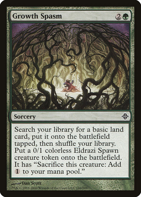 Magic the Gathering Card - Growth Spasm - MTG Circle