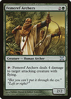 Magic the Gathering Card - Femeref Archers - MTG Circle