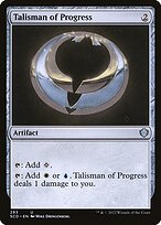 Magic the Gathering Card - Talisman of Progress - MTG Circle