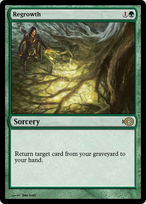 Magic the Gathering Card - Regrowth - MTG Circle