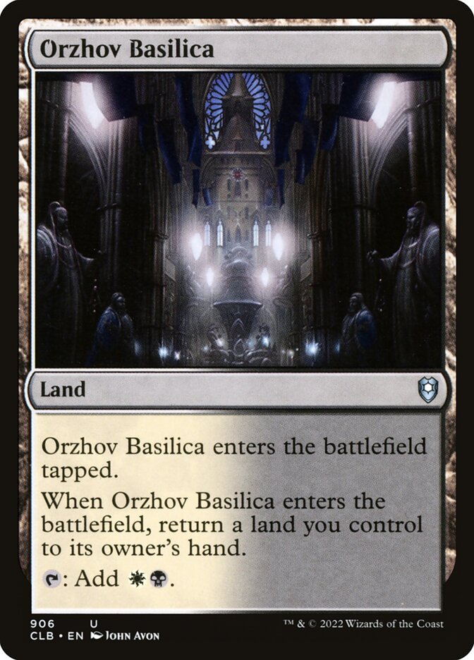 Magic the Gathering Card - Orzhov Basilica - MTG Circle