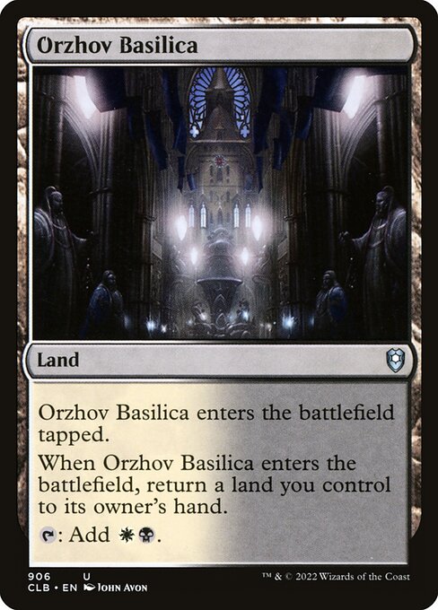 Magic the Gathering Card - Orzhov Basilica - MTG Circle