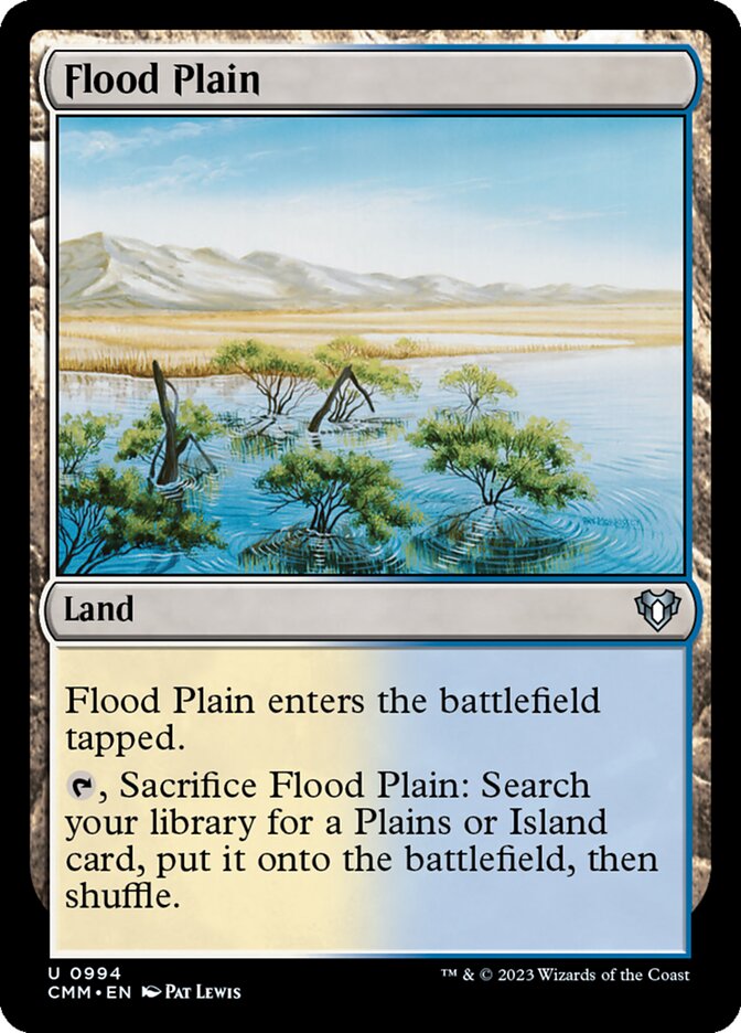 Magic the Gathering Card - Flood Plain - MTG Circle
