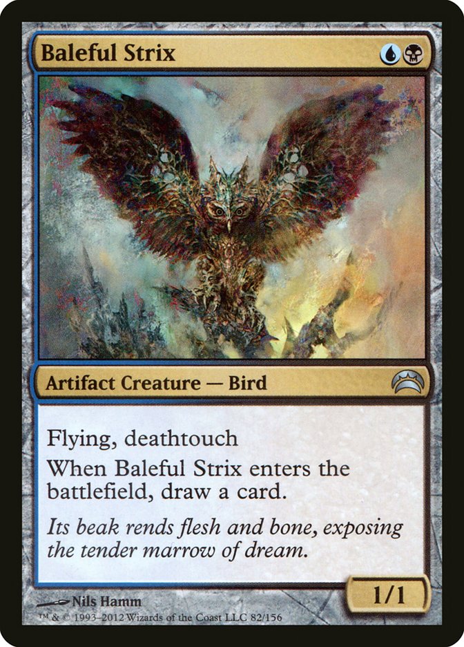 Magic the Gathering Card - Baleful Strix - MTG Circle