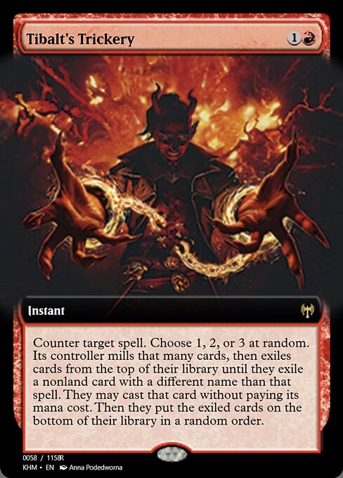 Magic the Gathering Card - Tibalt's Trickery - MTG Circle