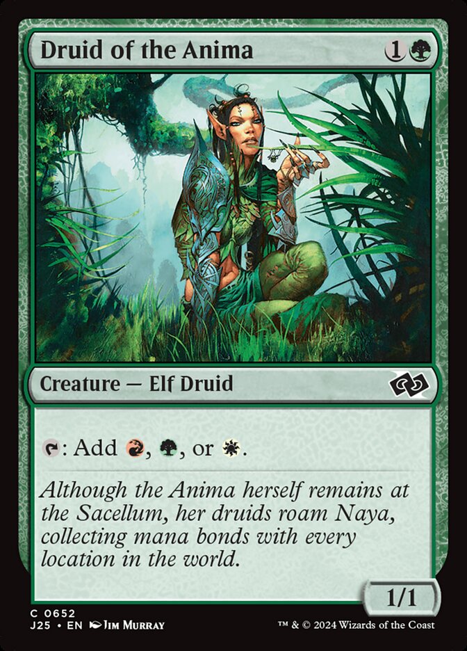 Magic the Gathering Card - Druid of the Anima - MTG Circle