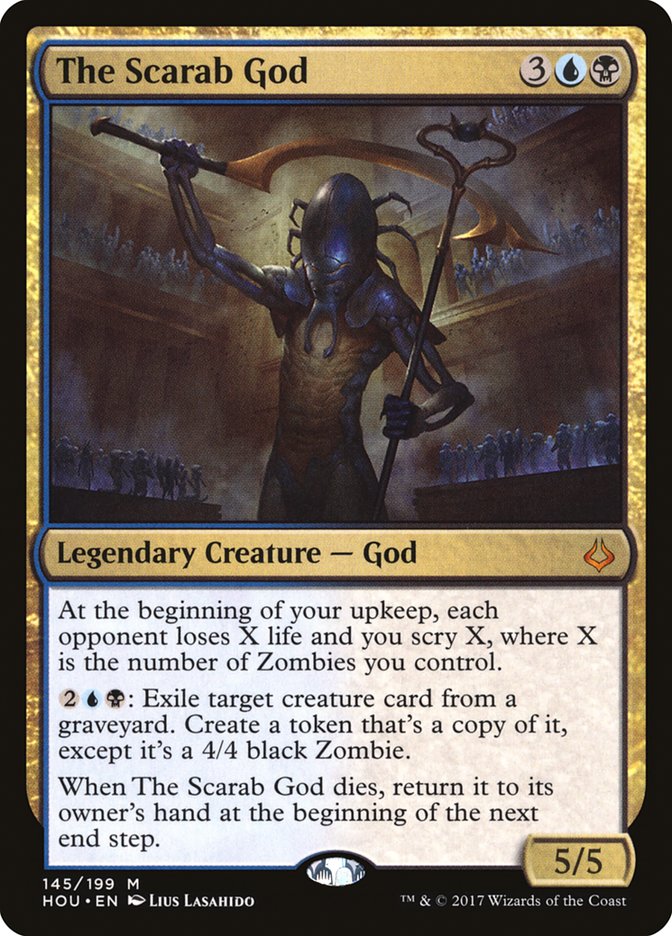 Magic the Gathering Card - The Scarab God - MTG Circle