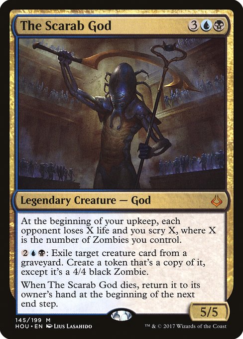 Magic the Gathering Card - The Scarab God - MTG Circle