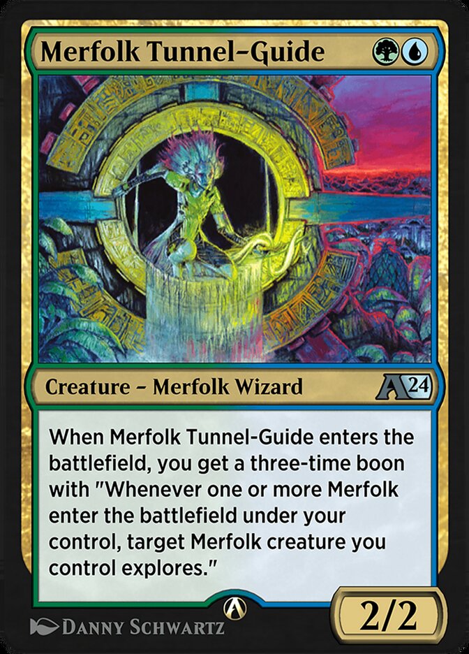 Magic the Gathering Card - Merfolk Tunnel-Guide - MTG Circle