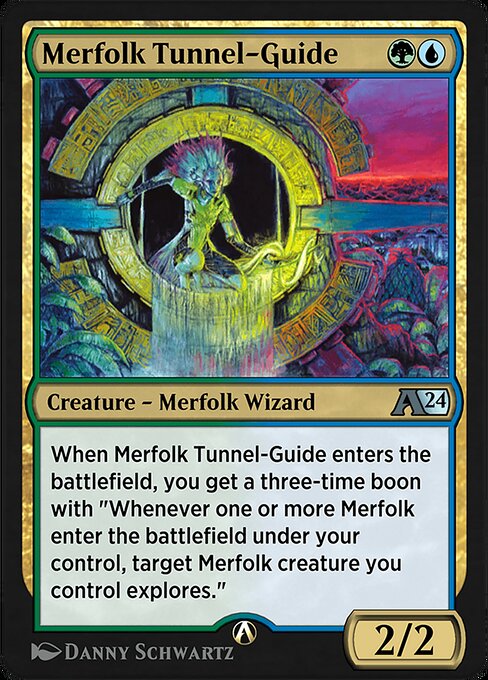 Magic the Gathering Card - Merfolk Tunnel-Guide - MTG Circle