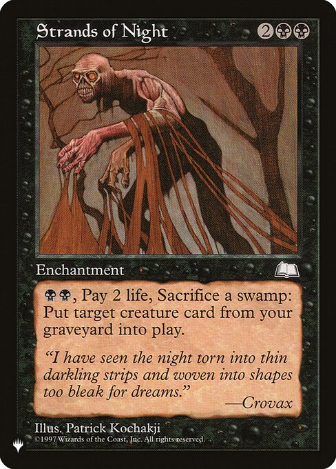 Magic the Gathering Card - Strands of Night - MTG Circle