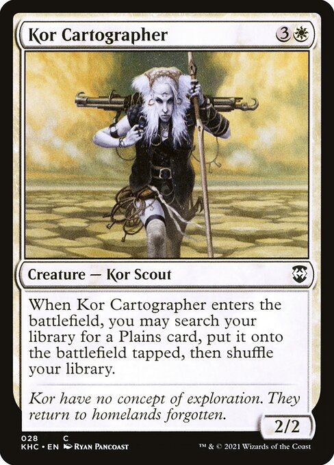 Magic the Gathering Card - Kor Cartographer - MTG Circle