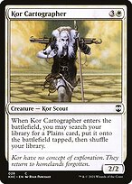 Magic the Gathering Card - Kor Cartographer - MTG Circle