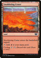Magic the Gathering Card - Smoldering Crater - MTG Circle