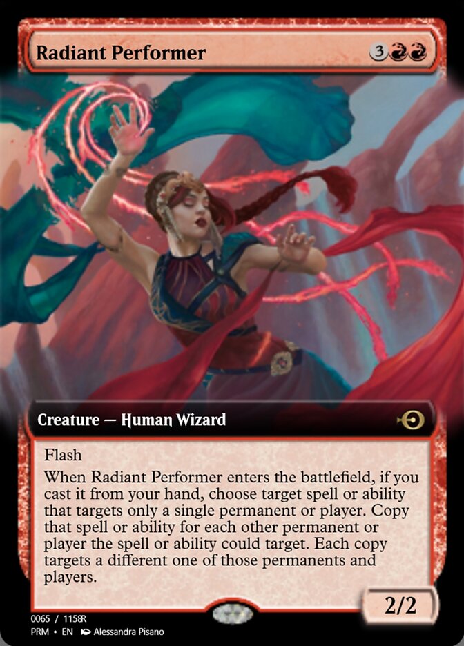 Magic the Gathering Card - Radiant Performer - MTG Circle