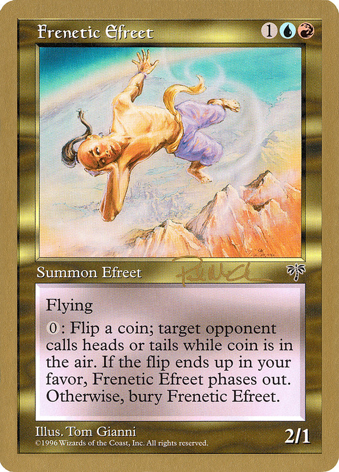 Magic the Gathering Card - Frenetic Efreet - MTG Circle