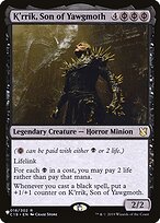 Magic the Gathering Card - K'rrik, Son of Yawgmoth - MTG Circle