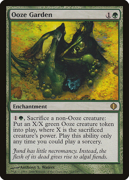 Magic the Gathering Card - Ooze Garden - MTG Circle