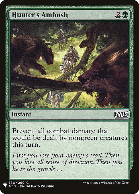 Magic the Gathering Card - Hunter's Ambush - MTG Circle