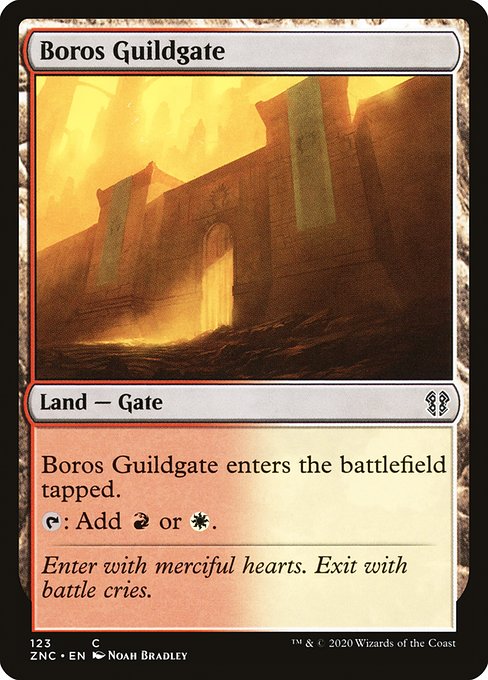 Magic the Gathering Card - Boros Guildgate - MTG Circle