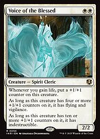 Magic the Gathering Card - Voice of the Blessed - MTG Circle