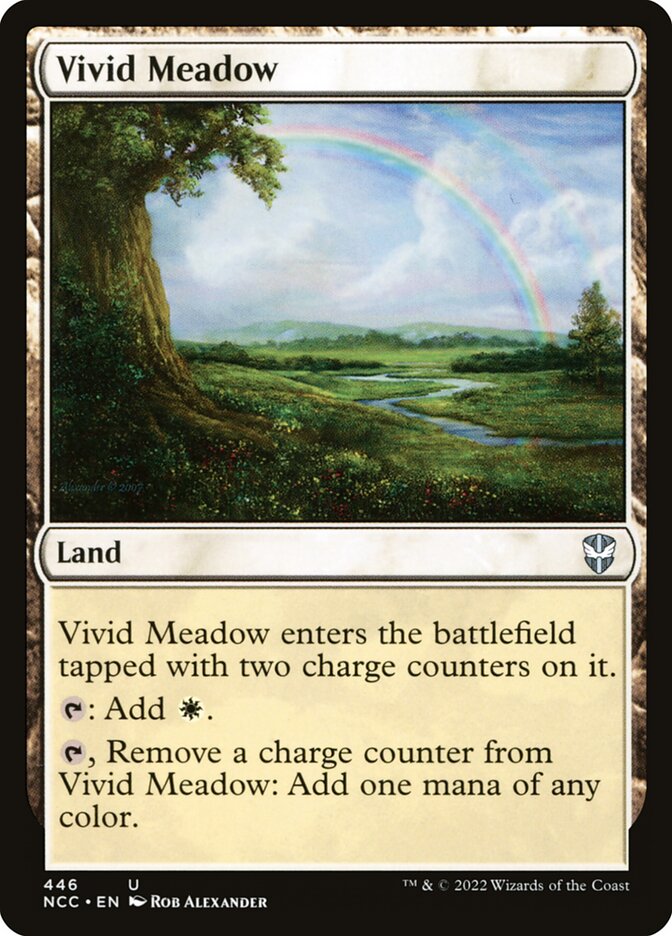 Magic the Gathering Card - Vivid Meadow - MTG Circle