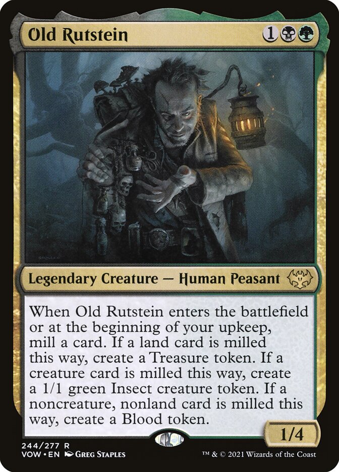 Magic the Gathering Card - Old Rutstein - MTG Circle