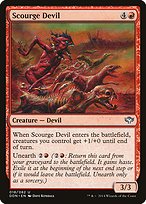 Magic the Gathering Card - Scourge Devil - MTG Circle