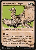 Magic the Gathering Card - Ancient Bronze Dragon - MTG Circle