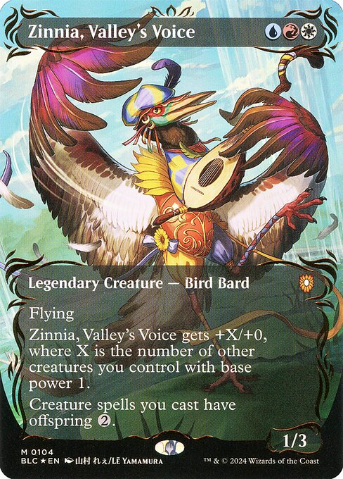 Magic the Gathering Card - Zinnia, Valley's Voice - MTG Circle
