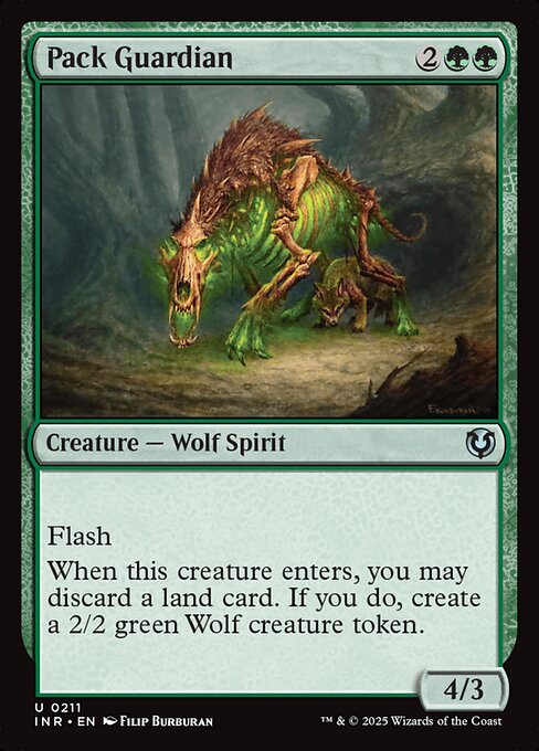 Magic the Gathering Card - Pack Guardian - MTG Circle