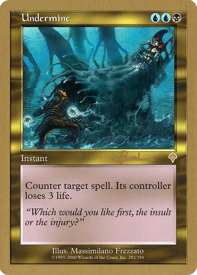 Magic the Gathering Card - Undermine - MTG Circle