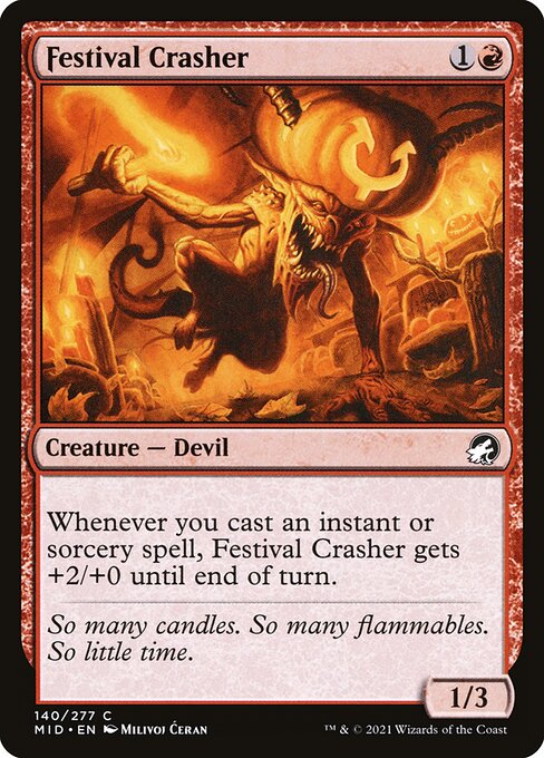 Magic the Gathering Card - Festival Crasher - MTG Circle
