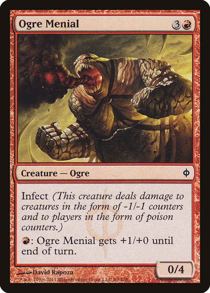 Magic the Gathering Card - Ogre Menial - MTG Circle