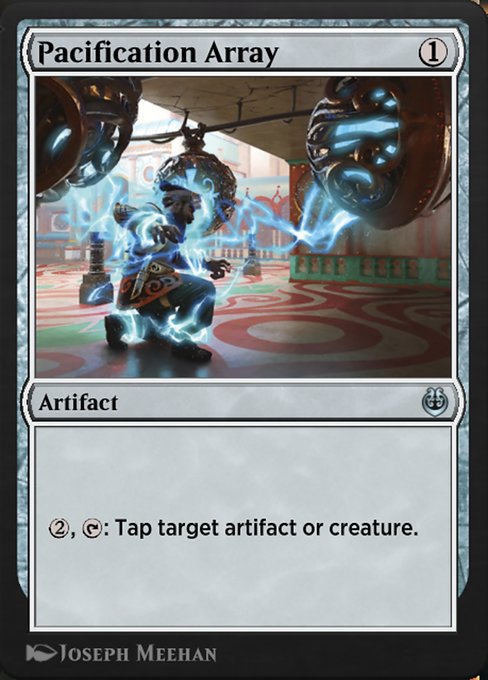 Magic the Gathering Card - Pacification Array - MTG Circle