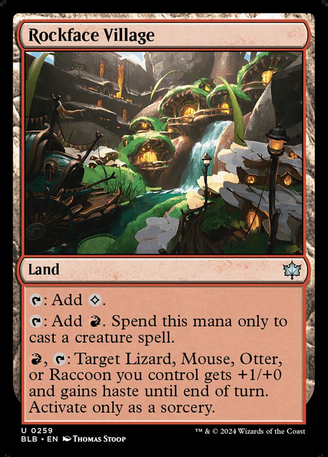 Magic the Gathering Card - Rockface Village - MTG Circle