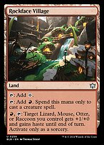 Magic the Gathering Card - Rockface Village - MTG Circle