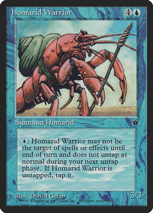 Magic the Gathering Card - Homarid Warrior - MTG Circle