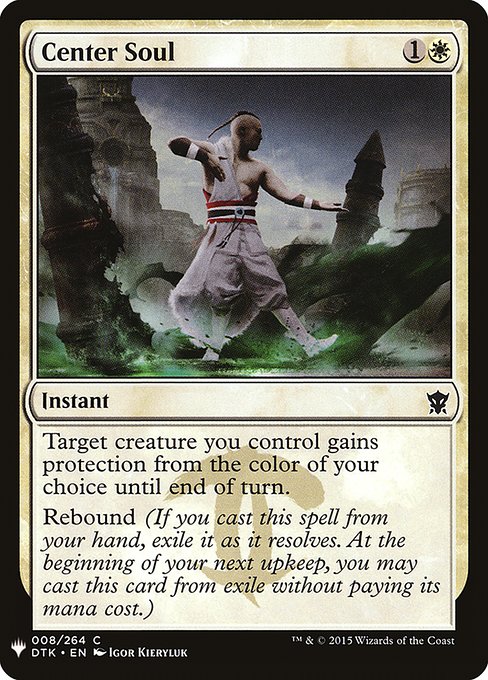 Magic the Gathering Card - Center Soul - MTG Circle