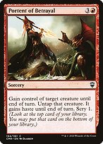 Magic the Gathering Card - Portent of Betrayal - MTG Circle