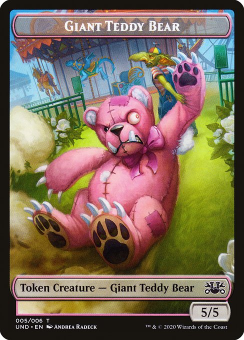 Magic the Gathering Card - Giant Teddy Bear - MTG Circle