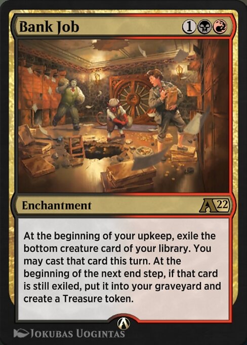 Magic the Gathering Card - Bank Job - MTG Circle