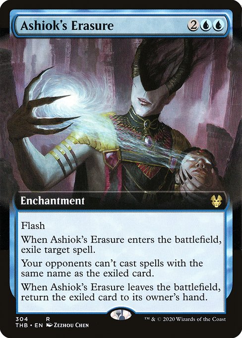 Magic the Gathering Card - Ashiok's Erasure - MTG Circle