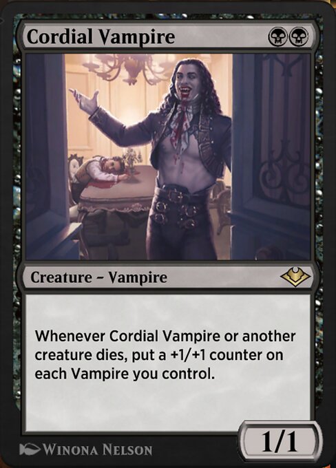 Magic the Gathering Card - Cordial Vampire - MTG Circle